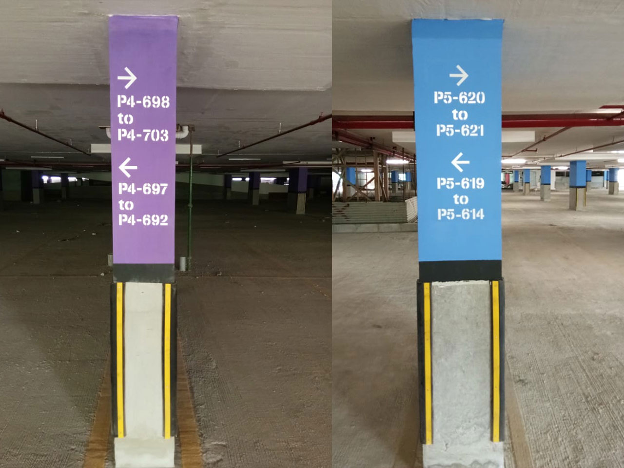 PARKING ZONE MARKERS