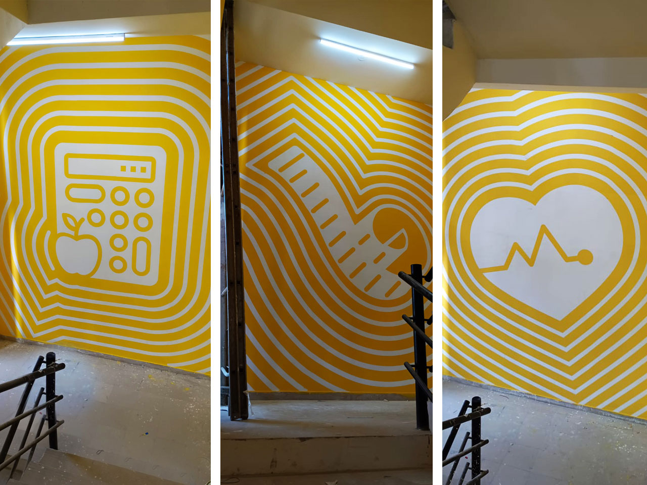 WALL PAINTING IN PARKING